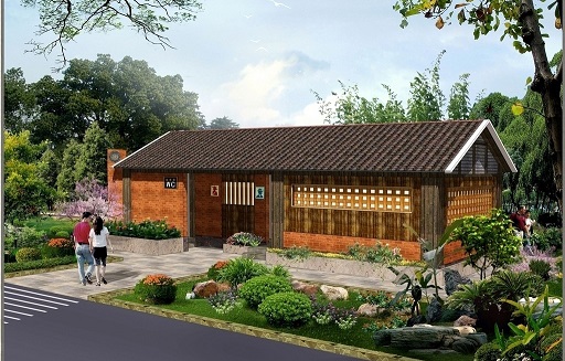 景区公厕效果图2